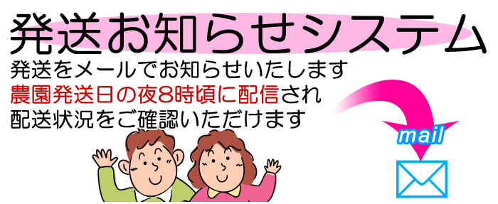 発送お知らせシステム