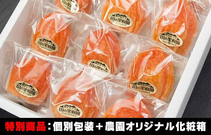 特別商品個装のあんぽ柿箱詰め